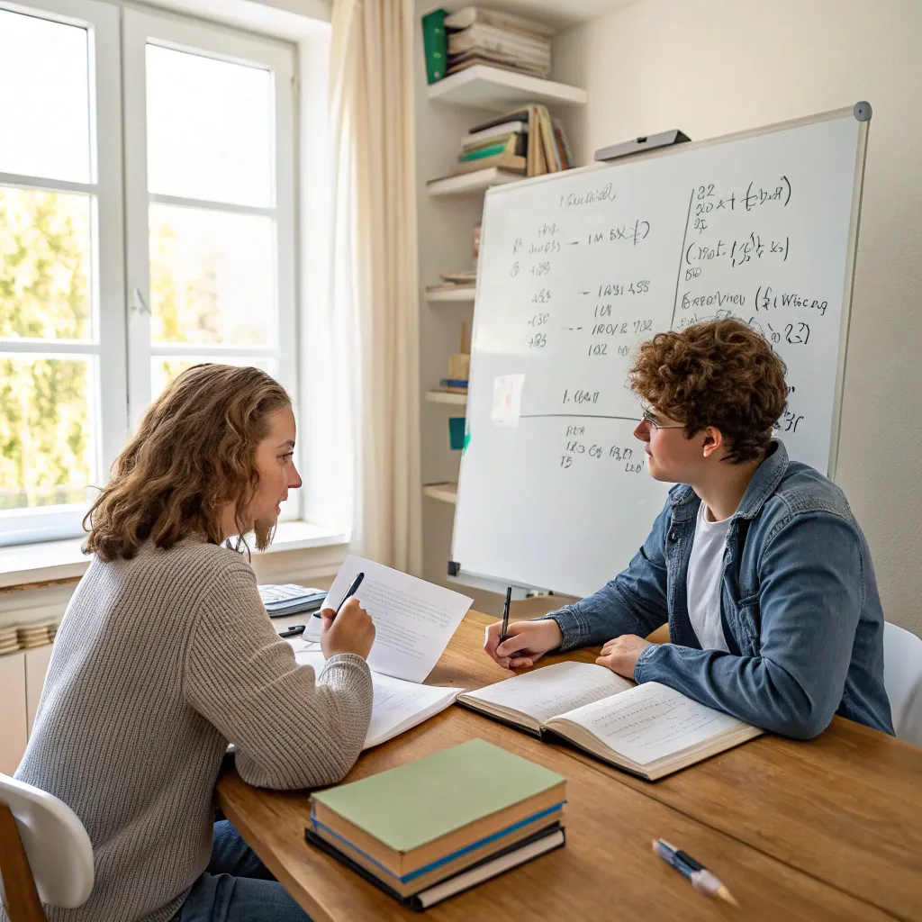 Mathematics tutoring session